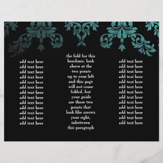 311 Dashing Damask Sea Garden at Night Brochure
