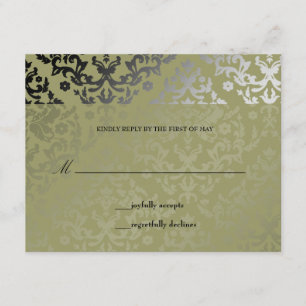 311-Dazzling Damask Alligator RSVP