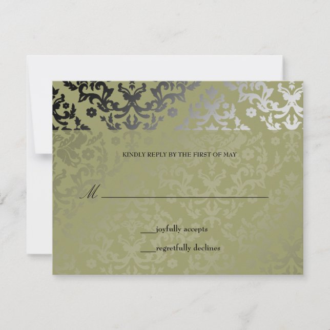 311-Dazzling Damask Alligator RSVP (Devant)