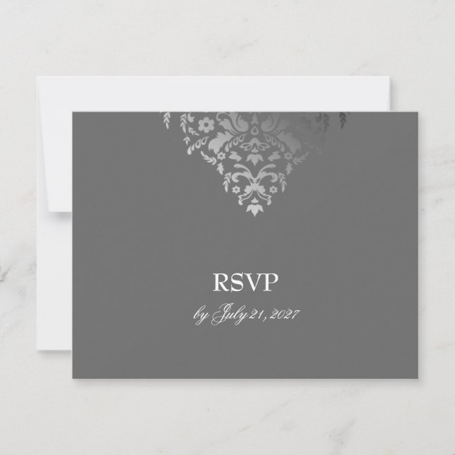 311-Dazzling Damask Grey Storm RSVP (Devant)