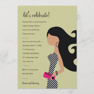 311 FASHIONISTA Invitation Verts Couleur de l'arge