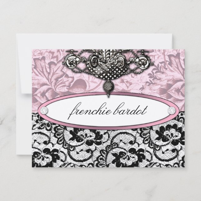 311 Frenchie Boudoir Certificat cadeau Metallic (Devant)