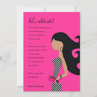 311-HAUTE INVITATION À LA FASHIONISTA| Pink Fire
