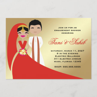 311 Invitation d'une mariée et d'une salle de Bind