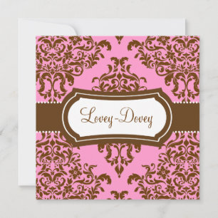 311 Lovey Dovey Damask Certificat cadeau Choco ros