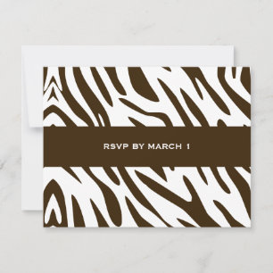 311-Luxurieusement blanc Choc Zebra RSVP