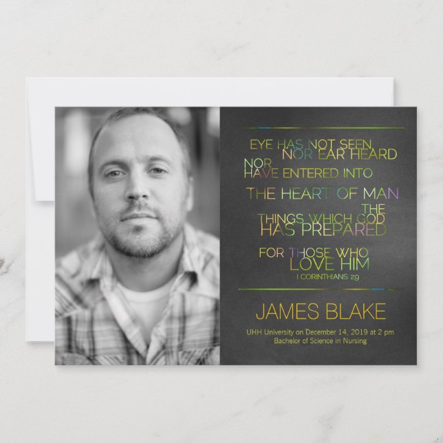 311 Oeil N'A Pas Vu La Faire-part De Graduation Ve (Devant)