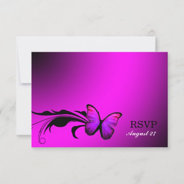 311 Papillon lustré rose violet RSVP (Devant)