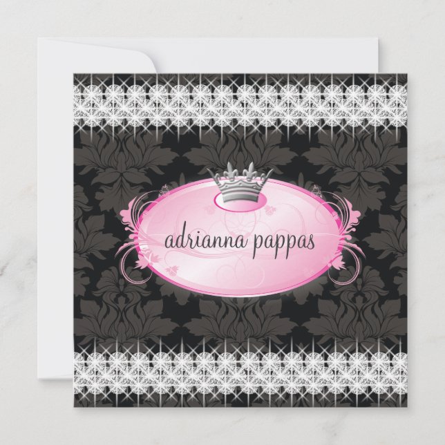 311-Pink Delight Diamond Invitation (Devant)