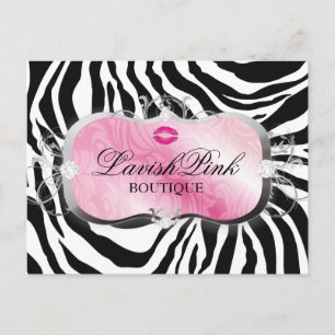 311 Plate-forme rose avec carte postale Lavish ave