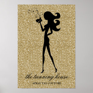 311 Spray Tan Fashionista Poster Faux Parties scin