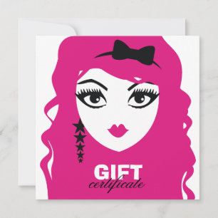 311 Star Face Deux Pink Certificat cadeau