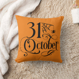 31 octobre Oreiller à lancer d'Halloween