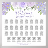 31 Tableau Lavande Boho Rose Mariage Siège