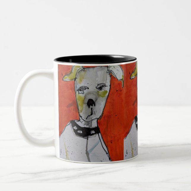 325 ml. Mug - Chien (Gauche)