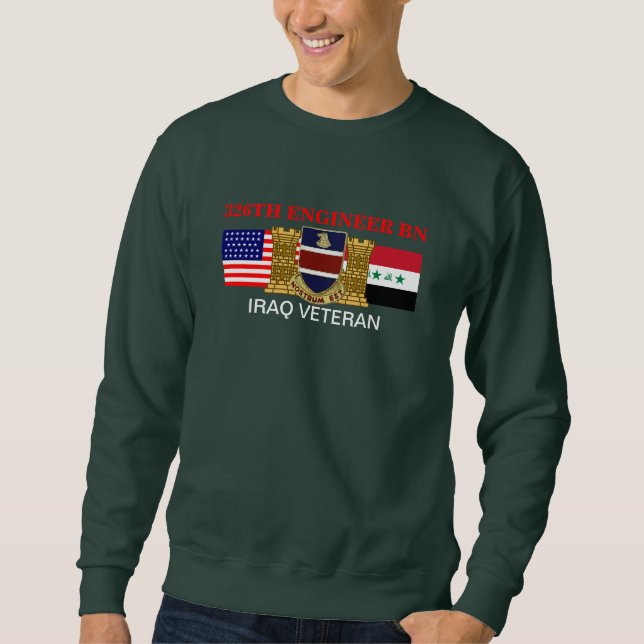 326E BATAILLE D'INGÉNIEURS SWEATSHIRT DE LA GUERRE (Devant)