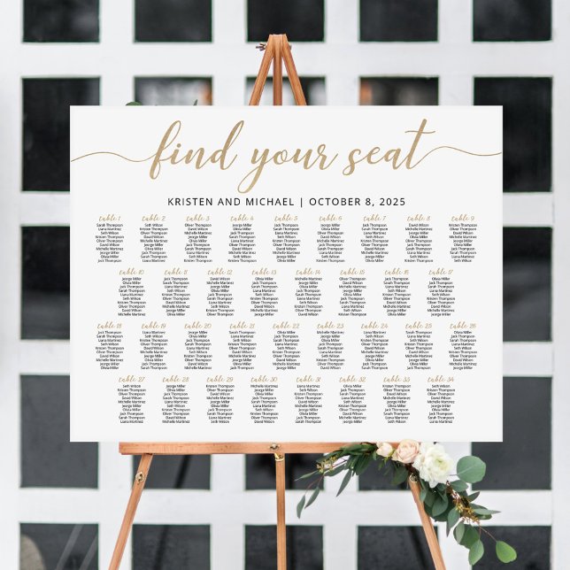 34 Tableaux Trouvez Votre Siège Plan Du Tableau De (Créateur téléchargé)