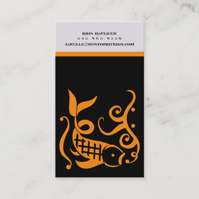 350 ml [orange] Carte de visite (Devant)