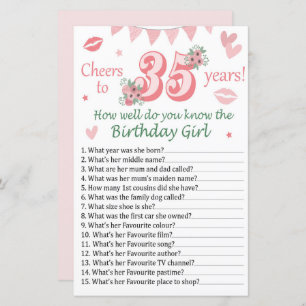 35 e Tu connais bien la fille d'anniversaire