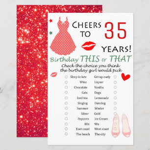 35e anniversaire de ce jeu ou de ce jeu