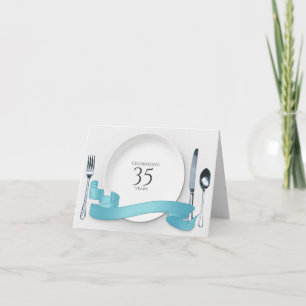 35e anniversaire mariage dîner invitation