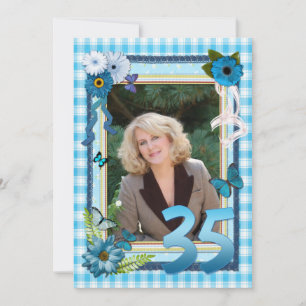 35e invitation à la fête d'anniversaire de la phot