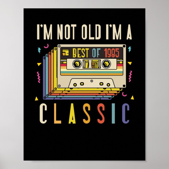 37e anniversaire Décorations Je ne suis pas vieux  (Devant)