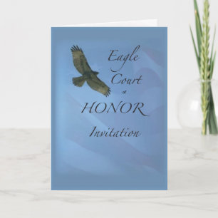 3895 Eagle Court of Honor Invitation