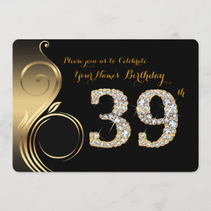 39ème, Invitation Anniversaire, Numéro Diamant, Ph