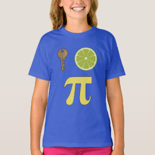 3.14 Clé Lime Pie Pi Pun Drôle Mathe T-Shirt