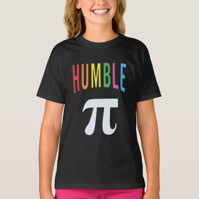 3.14 Humble Pie Pi Pun Drôle Math T-Shirt (Devant)