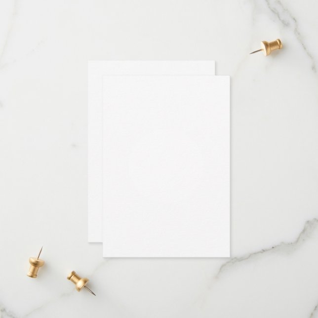 3,5 po x 5 po à plat Enregistrer la carte de date (Devant/Arrière en situation)