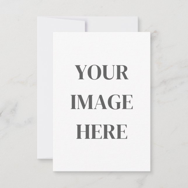 3.5x5 Carte verte - Add Your Own Image (Devant)
