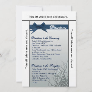 3.5x6 Carte de direction Verre dépoli miroir fissu