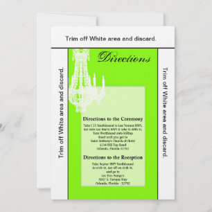 3.5x6 Directions Carte Chandelier cristal Glitz Gl