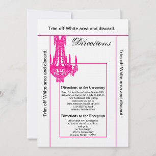 3.5x6 Directions Carte Chandelier cristal Glitz Gl