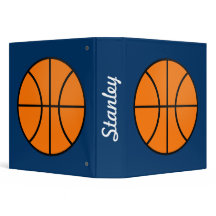 Classeur de basket-ball personnalisé