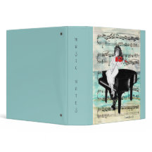 Un classeur rouge de musique de violon