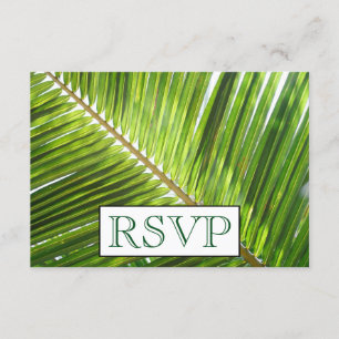3 carte de mariage tropicale du menu RSVP de