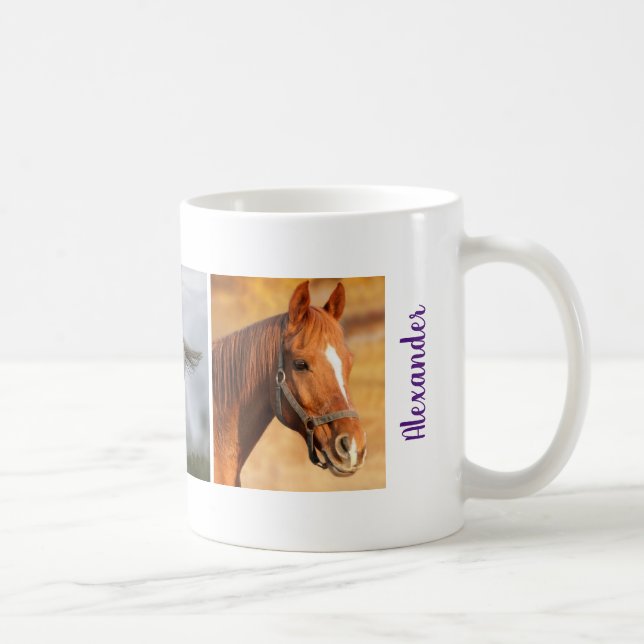 3 chevaux mignons et modernes Photos Mug I Love Ho (Droite)