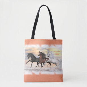 3 chevaux tout plus de - imprimez le sac