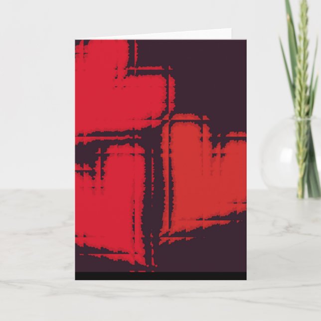 3 coeurs carte blanche valentine (Devant)