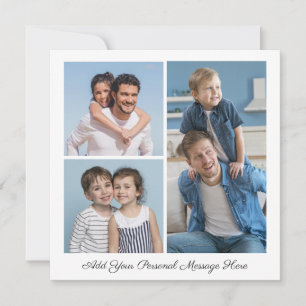 3 Collage photo Ajoutez votre propre carte de voeu