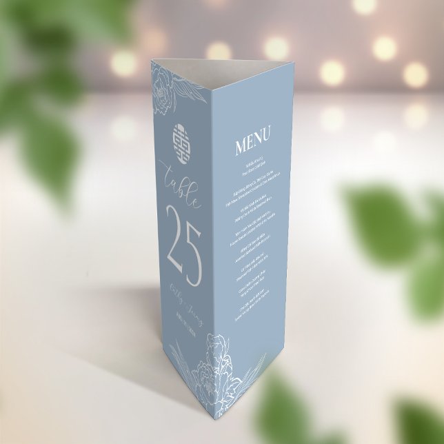 3 en 1 Numéro de tableau, Menu et carte de remerci (Créateur téléchargé)