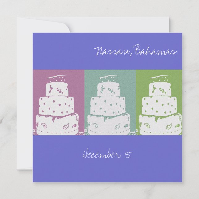 3 Gâteaux de Mariage (Devant)