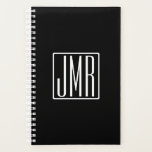 3 Initiales Monogramme | Noir et blanc (ou couleur<br><div class="desc">Vos trois initiales sont monogrammées.</div>