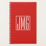 3 Initiales Monogramme | Rouge et blanc (ou couleu<br><div class="desc">Vos trois initiales sont monogrammées.</div>