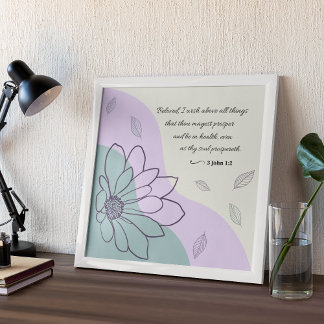 3 Jean 1:2 Poster de la prospérité du KJV