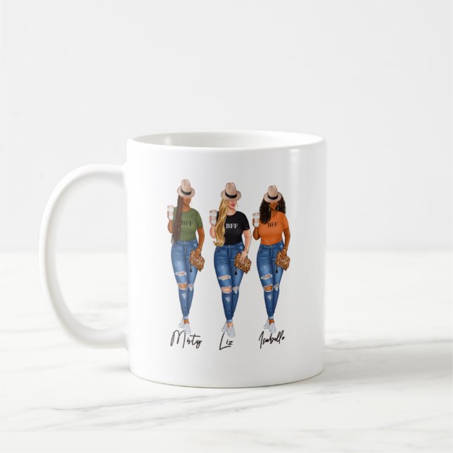 3 Meilleurs Amis Pour Chaque Mug De Café (Gauche)
