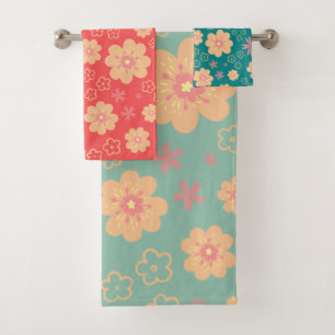 3 Mélange de couleurs de Noël Motif floral